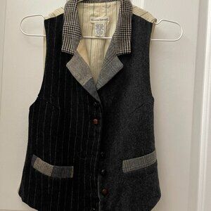 Vintage Wool Banana Republic Patchwork Vest